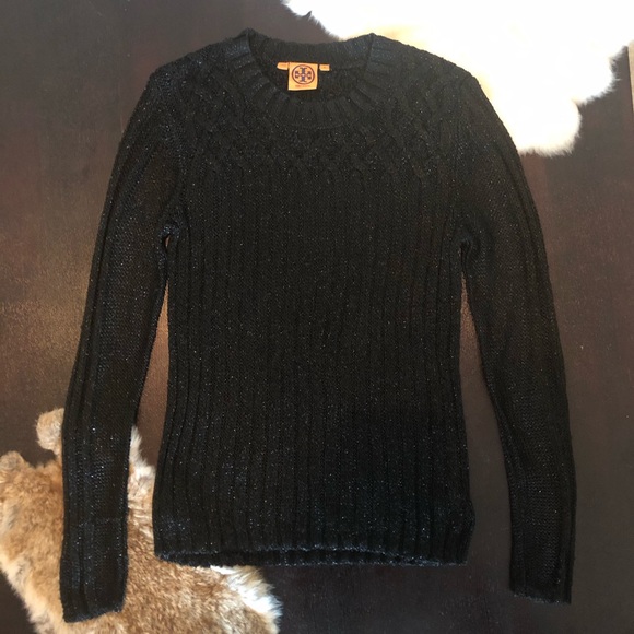 Tory Burch Sweaters - Black Sparkly Tory Burch Sweater